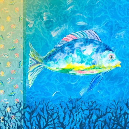 Framed Under the Sea III Print