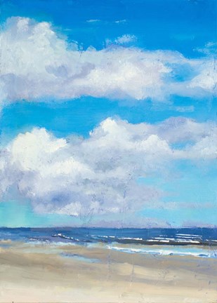 Framed Day at Seaside Print