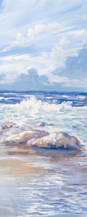 Framed Beach Panel II Print