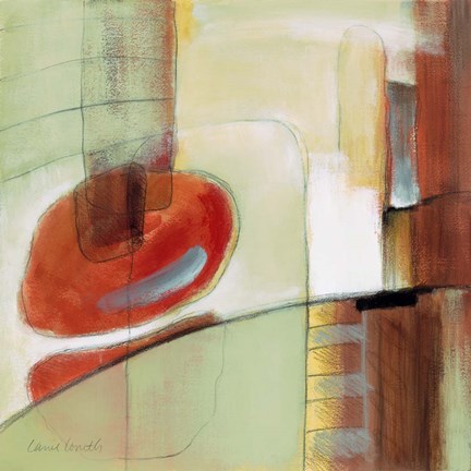 Framed Afternoon in the City I Print