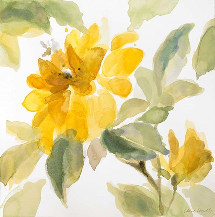 Framed Early May Blooms I Print