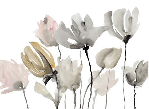 Framed Follow Your Dreams Floral Horizontal Print