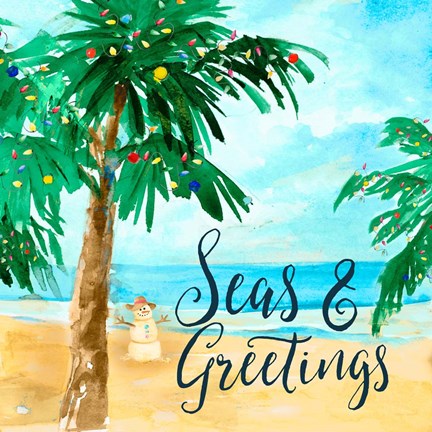 Framed Seas and Greetings Print