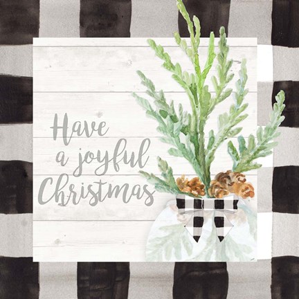 Framed Joyful Christmas Print