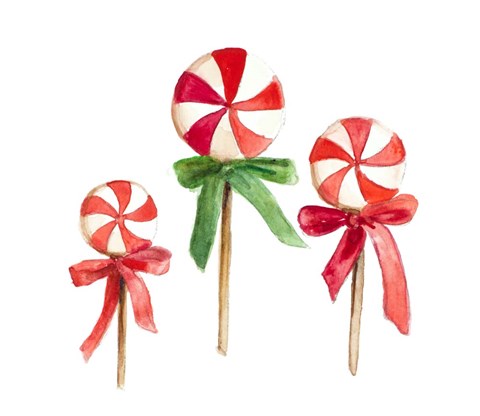 Framed Holiday Candy II Print