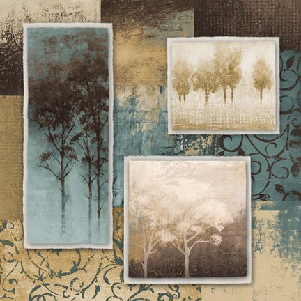 Framed Lost in Trees I Print