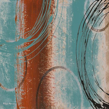 Framed Tricolored II Print