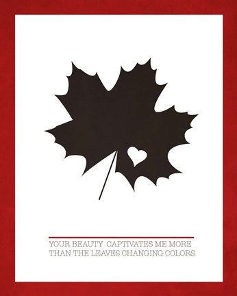 Framed Your Beauty Print