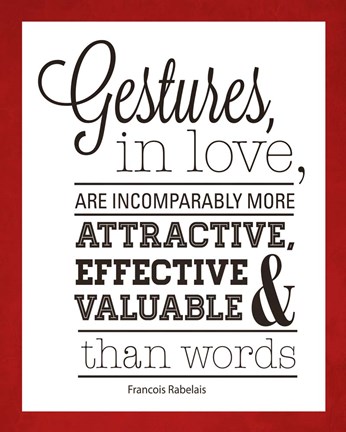 Framed To Love I Print