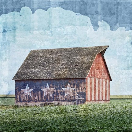 Framed American Barn Print