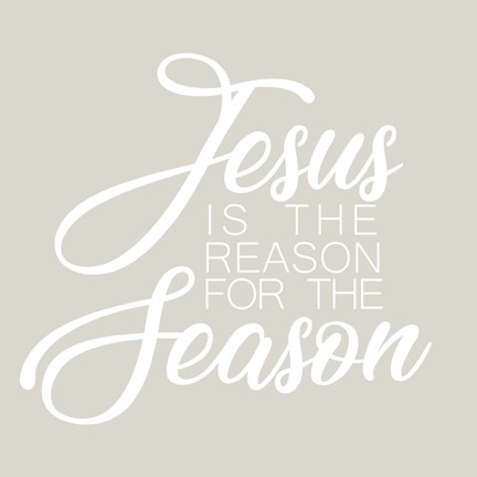 Framed Jesus is the Reason for the Season Print