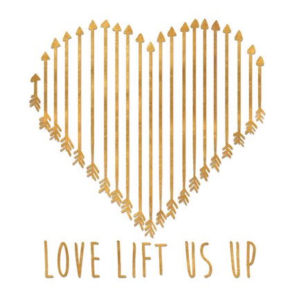 Framed Love Lifts Us Up Print