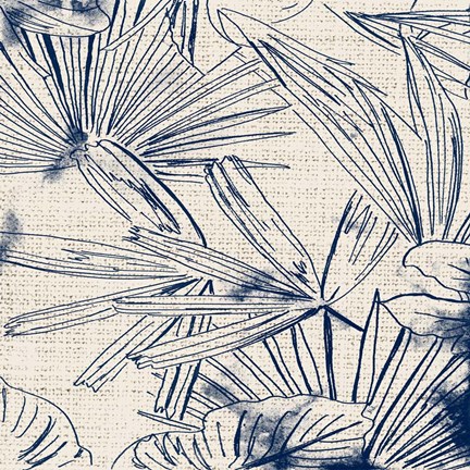 Framed Selva Sketch Square I Print