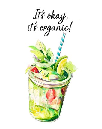 Framed It's Organic Print