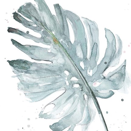 Framed Palma Azul Square II Print