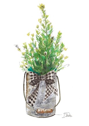 Framed Christmas Fir I Print