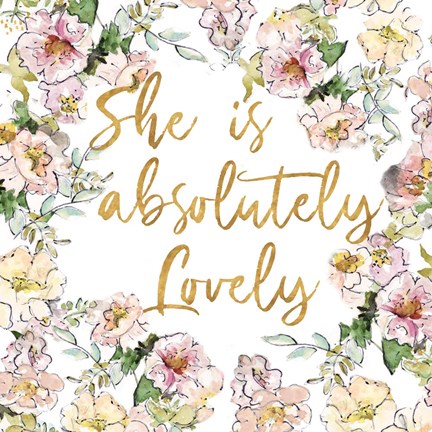 Framed She Is II Print