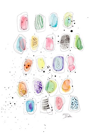 Framed Mini Abstracts Print