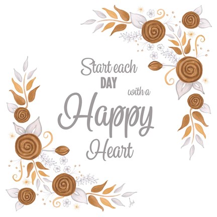 Framed Harvest Floral II Print