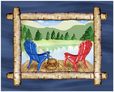 Framed Framed Lake View IV Print