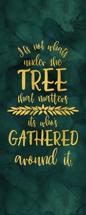 Framed All that Glitters panel IV-Under the Tree Print