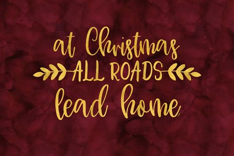 Framed All that Glitters landscape-All Roads Print