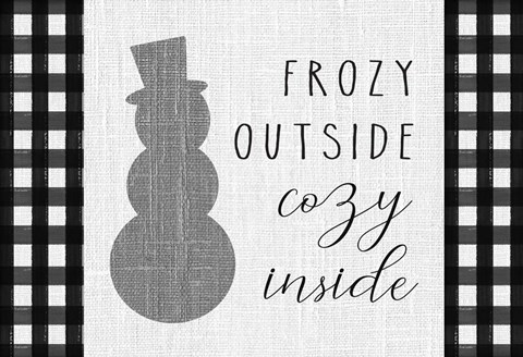 Framed Winter Wonder landscape IV Print