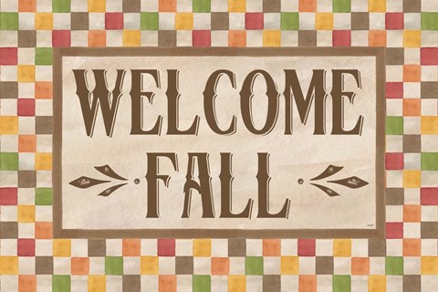 Framed Fall Farms-Welcome Fall Print