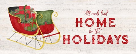 Framed Season of Giving panel I Print