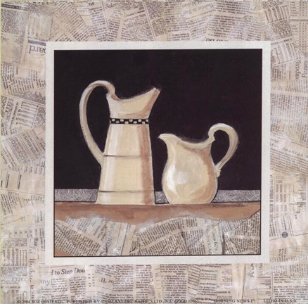 Framed Morning News I Print