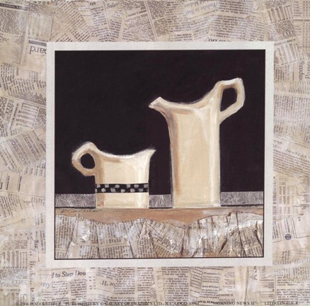 Framed Morning News II Print