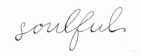 Framed Soulful on White Print