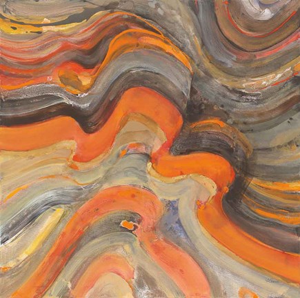 Framed Floating Lava Print