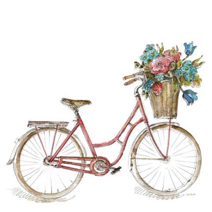 Framed Paris Forever II v2 White Print