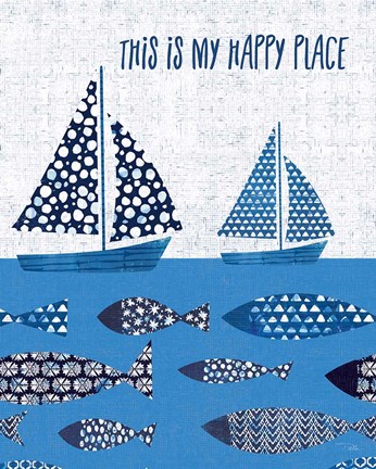 Framed Sunday on the Coast XII Print