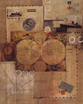 Framed Destinations I Print