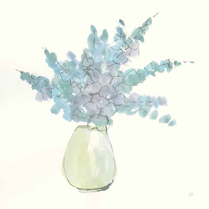 Framed Plant Eucalyptus IV Print