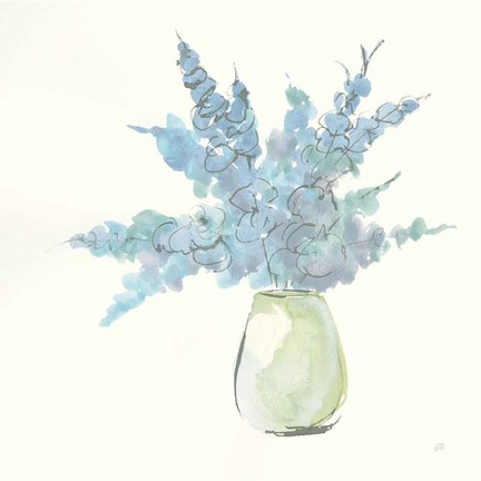 Framed Plant Eucalyptus III Print