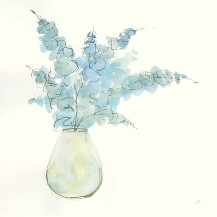 Framed Plant Eucalyptus II Print