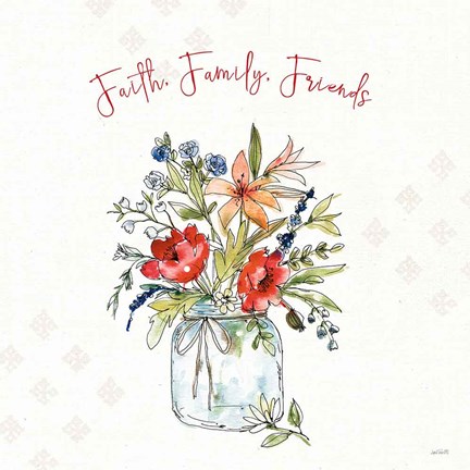 Framed Americana Mood III Print