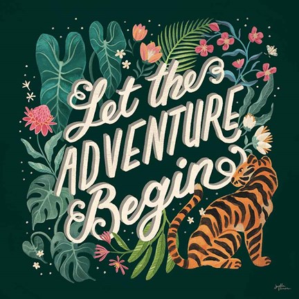 Framed Jungle Love VII Print