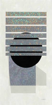 Framed Full Moon II v2 Panel Print