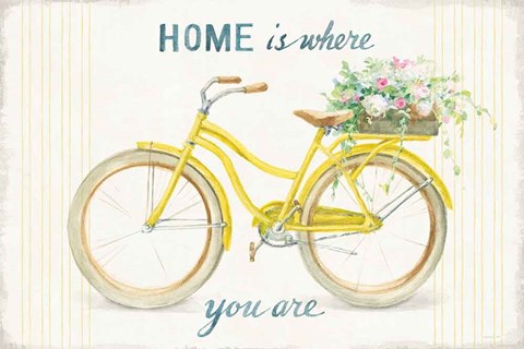 Framed Floursack Home II Print