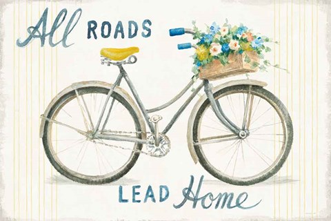 Framed Floursack Home I Print