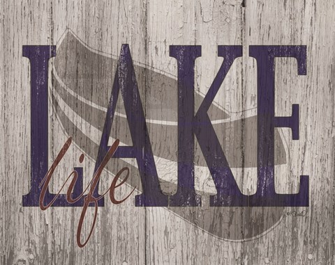 Framed Lake Life Print