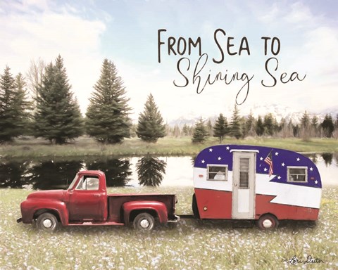 Framed American Camper Print