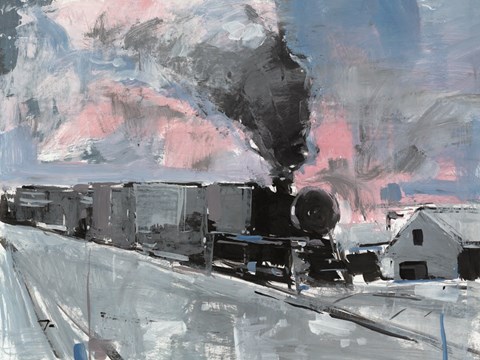 Framed Train Station Print