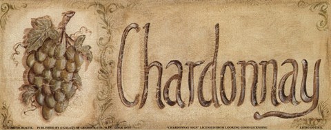 Framed Chardonnay Print
