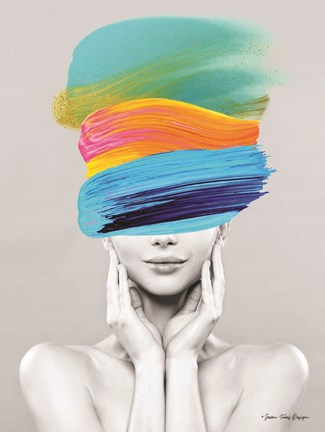 Framed Beauty in Colors Print