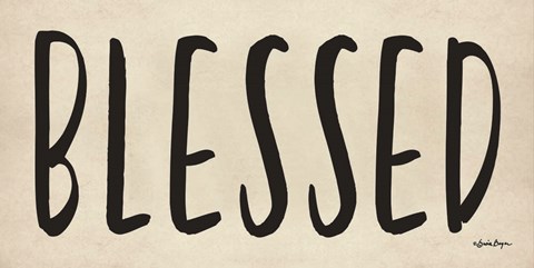 Framed Blessed Print